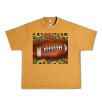 Peanut Butter football leopard turquoise sunflower Urban Heavy Tee - JahusDesignShop