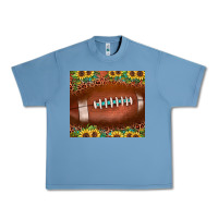 Pebble Blue football leopard turquoise sunflower Urban Heavy Tee - JahusDesignShop