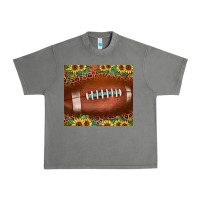 Tornado football leopard turquoise sunflower Urban Heavy Tee - JahusDesignShop