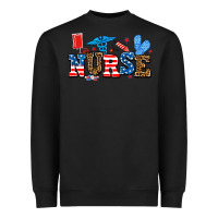 Black usa nurse Heavyweight Sweatshirt - AdoDesignShop