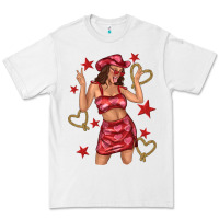 White heart cowgirl Premium Tee - texasbilliewilder