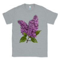 Heather Grey Purple Lilac Flower Classic Tee - LillyAllenDesigns