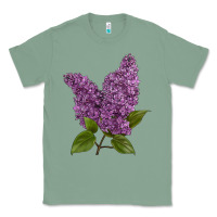 Sage Purple Lilac Flower Classic Tee - LillyAllenDesigns