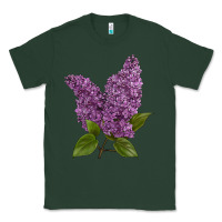 Sports Green Purple Lilac Flower Classic Tee - LillyAllenDesigns