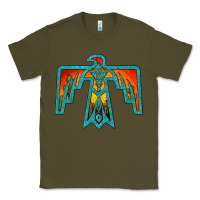 Army Green thunderbird Classic Tee - JahusDesignShop