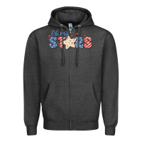 Charcoal Heather oh my stars Zipper Hoodie - MaliasSmallBusiness
