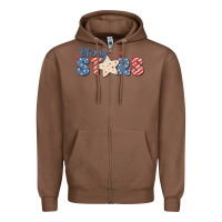 Chestnut oh my stars Zipper Hoodie - MaliasSmallBusiness