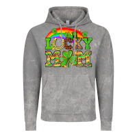 One Lucky Mom St. Patricks Day Vintage Hoodie | Teevron