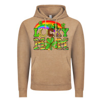 Vintage Coffee One lucky mom St. Patricks Day Vintage Hoodie - Neo Western