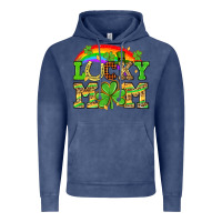 Vintage Denim One lucky mom St. Patricks Day Vintage Hoodie - Neo Western