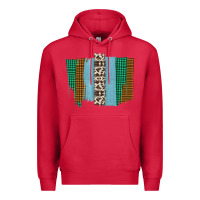 Cardinal Western Farm Life Cowhide Brush Strokes Premium Hoodie - Bettercallsaul