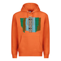 Carrot Western Farm Life Cowhide Brush Strokes Premium Hoodie - Bettercallsaul