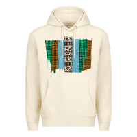 Sandshell Western Farm Life Cowhide Brush Strokes Premium Hoodie - Bettercallsaul