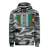 Slate Camo Western Farm Life Cowhide Brush Strokes Premium Hoodie - Bettercallsaul