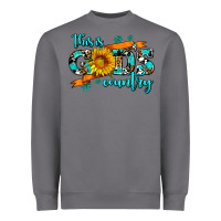 Storm this is gods country sunflower Heavyweight Sweatshirt - AdoDesignShop