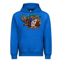 Cobalt God bless the USA Eagle 4th of july Urban Hoodie - HowdyJamesFarm