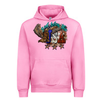 Fuchsia Pink God bless the USA Eagle 4th of july Urban Hoodie - HowdyJamesFarm