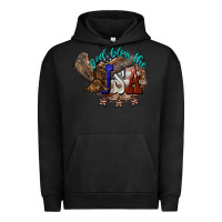 Pigment Black God bless the USA Eagle 4th of july Urban Hoodie - HowdyJamesFarm