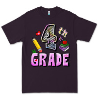 Plum Fourth Grade Premium Tee - RanaPortraitStore