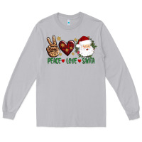 Moon Dust peace love Santa Long Sleeve Tee - AdoDesignShop