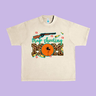 Trap Shooting Mom Urban Heavy Tee Designed By Adodesignshop