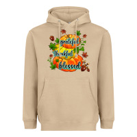 Mushroom grateful thankful blessed Heavyweight Hoodie - MaliasSmallBusiness