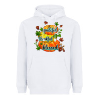 White grateful thankful blessed Heavyweight Hoodie - MaliasSmallBusiness