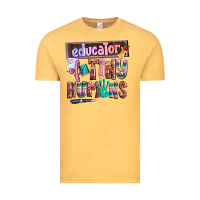 Vintage Mustard educator of tiny humans Vintage Tee - AdoDesignShop