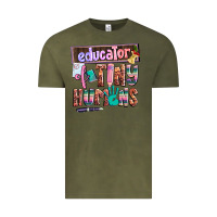 Vintage Olive educator of tiny humans Vintage Tee - AdoDesignShop