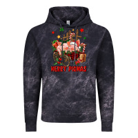 Cloud Black merry pig mas Vintage Hoodie - FaDigitalArtStudio