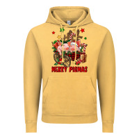 Vintage Mustard merry pig mas Vintage Hoodie - FaDigitalArtStudio