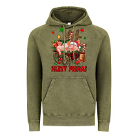 Vintage Olive merry pig mas Vintage Hoodie - FaDigitalArtStudio