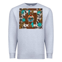 Heather Grey American Football Mom Tumbler Premium Sweatshirt - BundleAndBundleShop