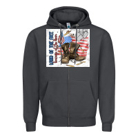 Smoke land of the free Zipper Hoodie - MaliasSmallBusiness