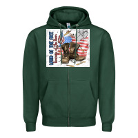 Sports Green land of the free Zipper Hoodie - MaliasSmallBusiness