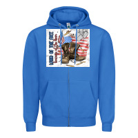 True Royal land of the free Zipper Hoodie - MaliasSmallBusiness