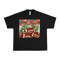 Black football leopard cactus Urban Heavy Tee - JahusDesignShop