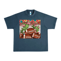 Midnight Navy football leopard cactus Urban Heavy Tee - JahusDesignShop