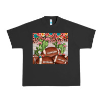 Pigment Black football leopard cactus Urban Heavy Tee - JahusDesignShop