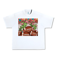 White football leopard cactus Urban Heavy Tee - JahusDesignShop