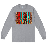 Heather Grey christmas socks cookie leopard brushstroke Long Sleeve Tee - AdoDesignShop