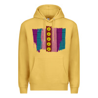 Antique Gold Western Farm Life Sunflower Brush Strokes Premium Hoodie - Bettercallsaul