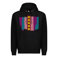 Black Western Farm Life Sunflower Brush Strokes Premium Hoodie - Bettercallsaul