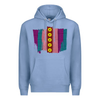Western Farm Life Sunflower Brush Strokes Premium Hoodie | Teevron