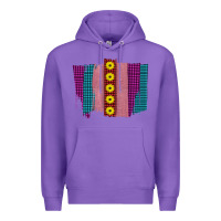 Purple Western Farm Life Sunflower Brush Strokes Premium Hoodie - Bettercallsaul