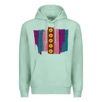 Seafoam Western Farm Life Sunflower Brush Strokes Premium Hoodie - Bettercallsaul