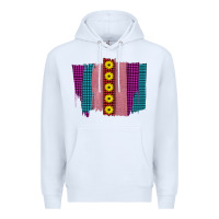 White Western Farm Life Sunflower Brush Strokes Premium Hoodie - Bettercallsaul