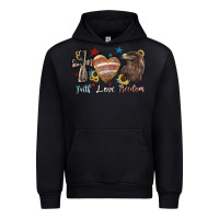 Black Faith love freedom 4th of july Urban Hoodie - HowdyJamesFarm