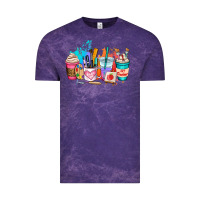 Cloud Purple art teacher coffee cup Vintage Tee - AdoDesignShop