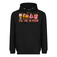 Black tis the season Heavyweight Hoodie - MaliasSmallBusiness